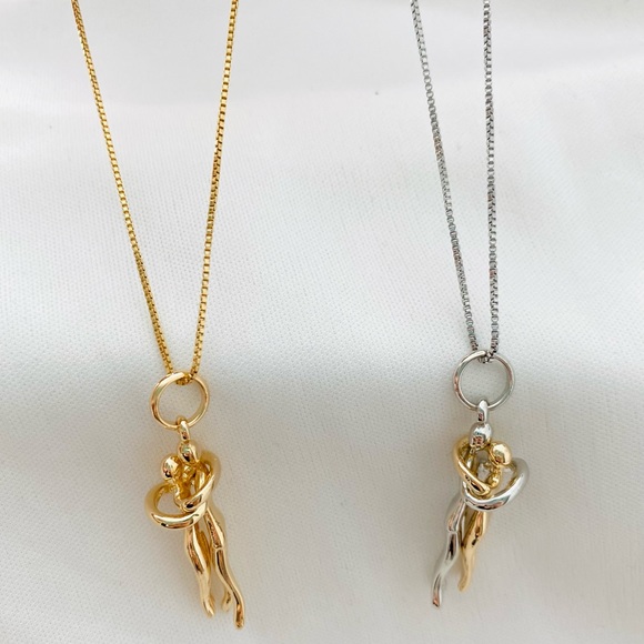 Dancing Couple Necklace - Picture 2 of 9
